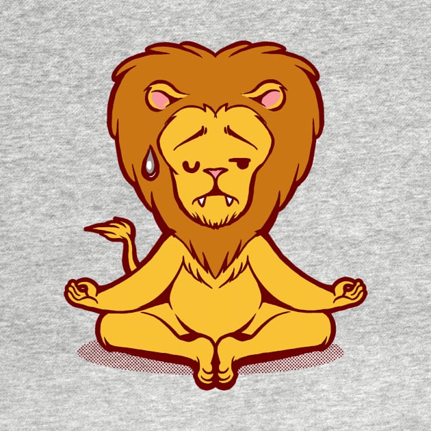 Lion Animals Meditation Zen Buddhism by Tobe_Fonseca